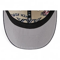 New York Yankees Chrome and Navy Scatter Retro Crown 9FIFTY Snapback