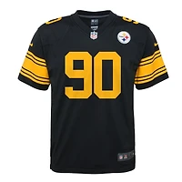 Youth Pittsburgh Steelers TJ Watt Black Alternate Nike Game Jersey