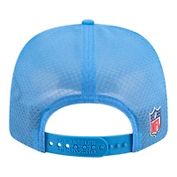 Los Angeles Chargers Powder Blue 2025 NFL Sideline New Era 9SEVENTY Trucker Adjustable Snapback Hat