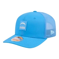Los Angeles Chargers Powder Blue 2025 NFL Sideline New Era 9SEVENTY Trucker Adjustable Snapback Hat