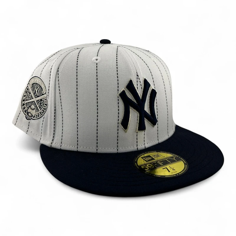New York Yankees White and Navy "East vs West Collection" 1938 Patch Gray UV Era 59FIFTY Fitted Hat