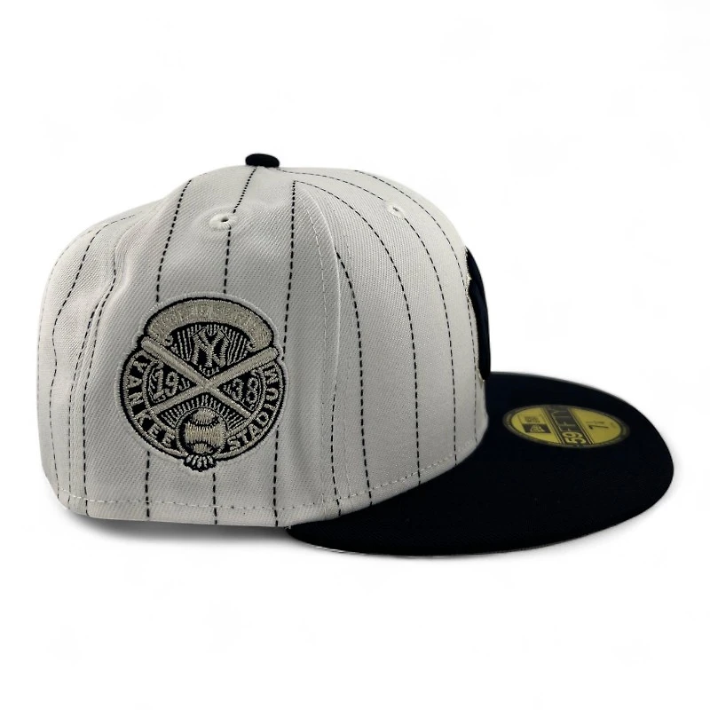 New York Yankees White and Navy "East vs West Collection" 1938 Patch Gray UV Era 59FIFTY Fitted Hat