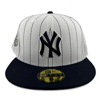 New York Yankees White and Navy "East vs West Collection" 1938 Patch Gray UV Era 59FIFTY Fitted Hat