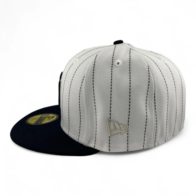 New York Yankees White and Navy "East vs West Collection" 1938 Patch Gray UV Era 59FIFTY Fitted Hat