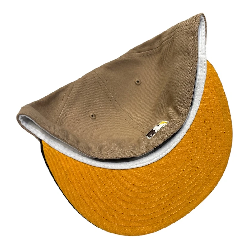 San Diego Padres Brown 2Tone 40th Anniversary Patch Gold UV New Era 59Fifty Fitted Hat