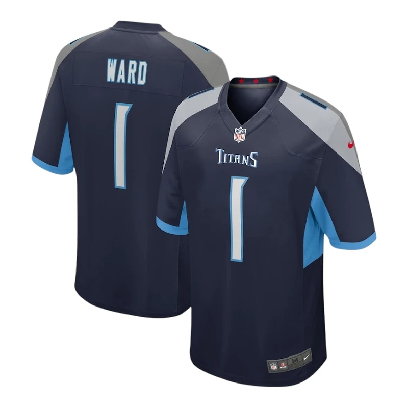 Youth Tennessee Titans Cameron Ward Navy Blue Nike Game Jersey