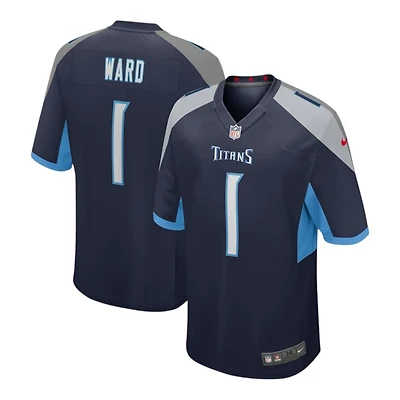 Youth Tennessee Titans Cameron Ward Navy Blue Nike Game Jersey