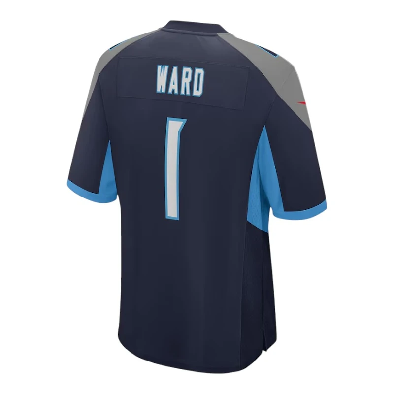 Youth Tennessee Titans Cameron Ward Navy Blue Nike Game Jersey