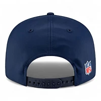 Dallas Cowboys Navy 2025 NFL Sideline Split Panel New Era 9FIFTY Snapback Hat