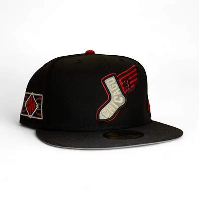 Chicago White Sox Leon the Lab City Connect Patch Grey UV New Era 59FIFTY Fitted Hat