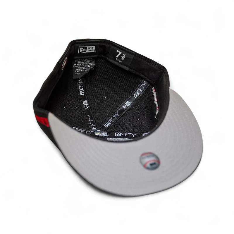 Chicago White Sox Leon the Lab City Connect Patch Grey UV New Era 59FIFTY Fitted Hat
