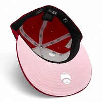 Texas Rangers Chrome and Scarlet 2023 All Star Patch Pink UV New Era 59FIFTY Fitted Hat