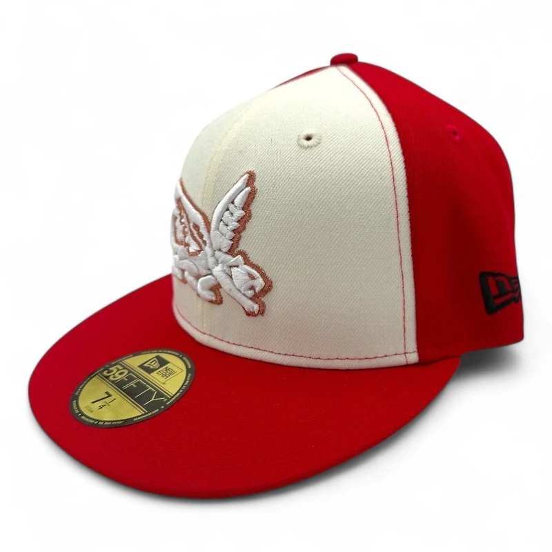 Texas Rangers Chrome and Scarlet 2023 All Star Patch Pink UV New Era 59FIFTY Fitted Hat