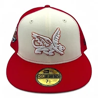 Texas Rangers Chrome and Scarlet 2023 All Star Patch Pink UV New Era 59FIFTY Fitted Hat