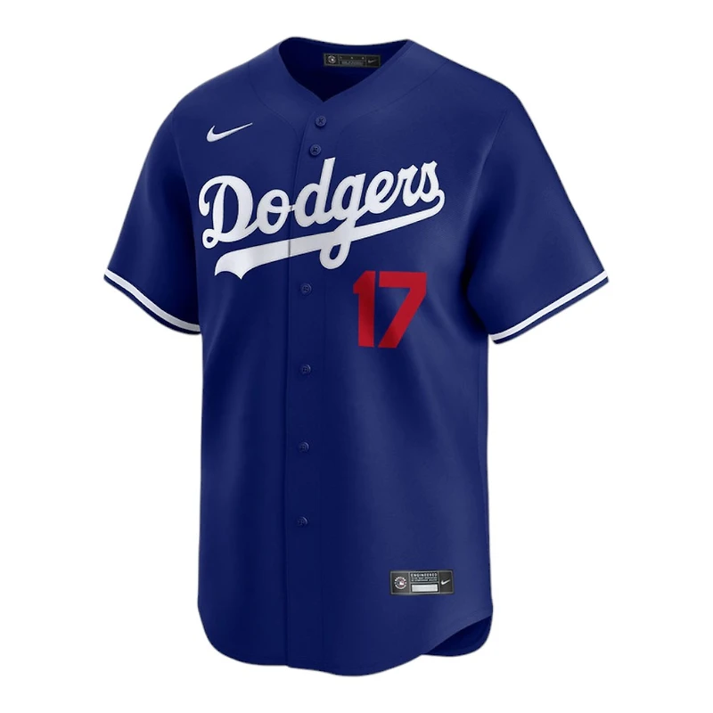 Los Angeles Dodgers Shohei Ohtani Royal Blue Alternate Kanji Japanese Writing Nike Limited Player Jersey