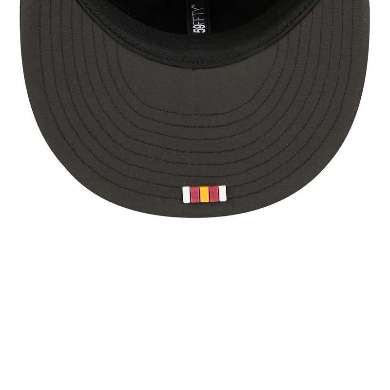 Washington Commanders Black 2025 NFL Sideline New Era 59FIFTY Fitted Hat