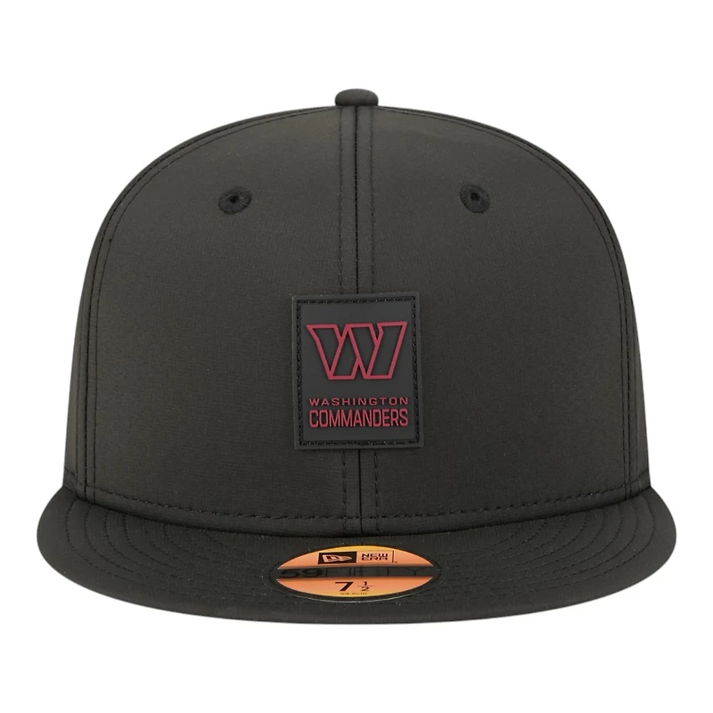 Washington Commanders Black 2025 NFL Sideline New Era 59FIFTY Fitted Hat