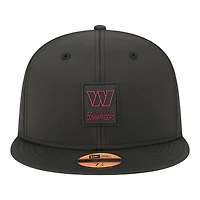 Washington Commanders Black 2025 NFL Sideline New Era 59FIFTY Fitted Hat