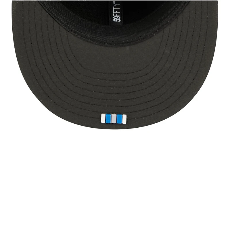 Detroit Lions Black 2025 NFL Sideline New Era 59FIFTY Fitted Hat