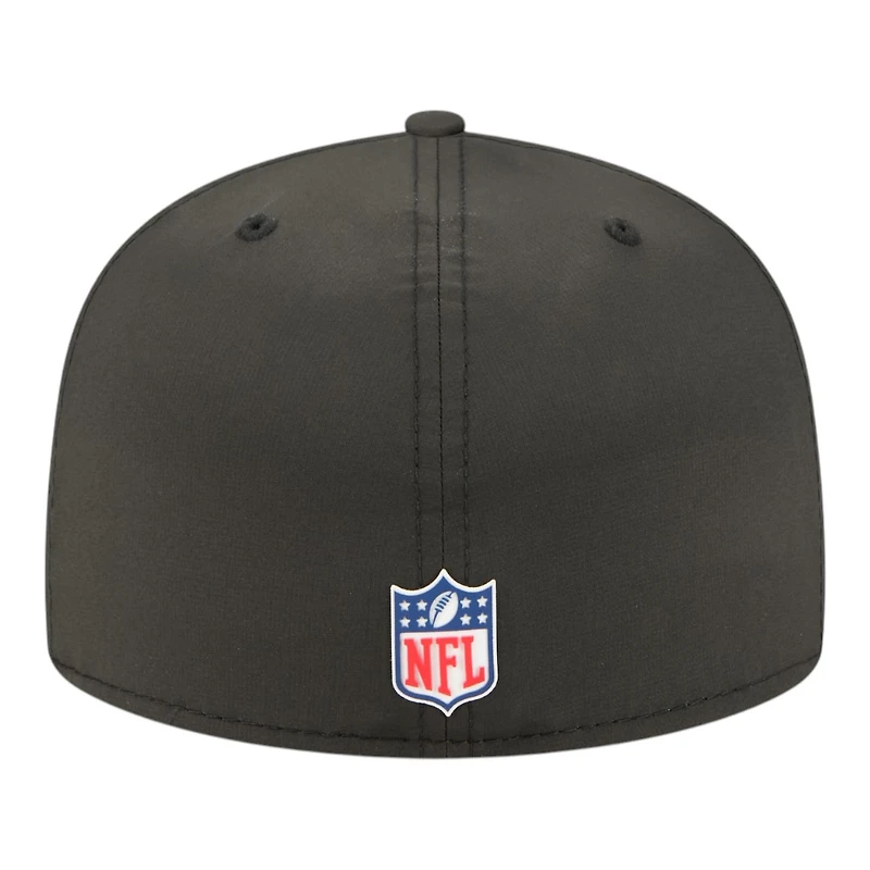 Detroit Lions Black 2025 NFL Sideline New Era 59FIFTY Fitted Hat