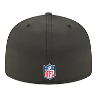 Detroit Lions Black 2025 NFL Sideline New Era 59FIFTY Fitted Hat