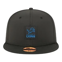 Detroit Lions Black 2025 NFL Sideline New Era 59FIFTY Fitted Hat