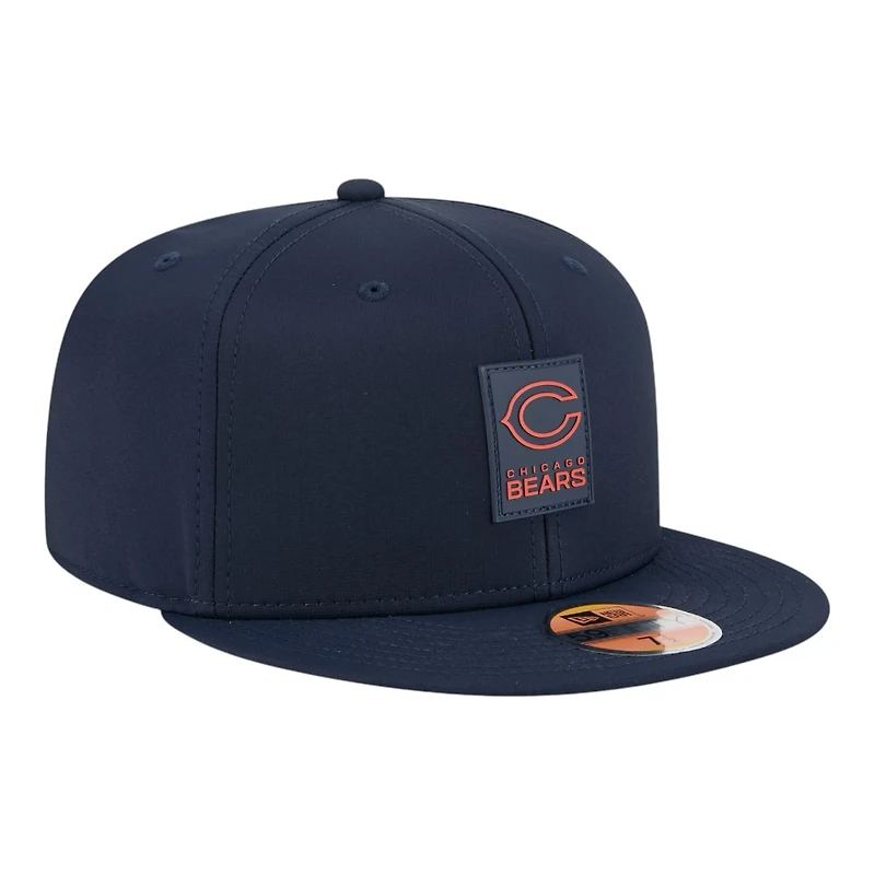 Chicago Bears Navy "C" Logo 2025 NFL Sideline New Era 59FIFTY Fitted Hat