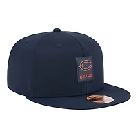 Chicago Bears Navy "C" Logo 2025 NFL Sideline New Era 59FIFTY Fitted Hat