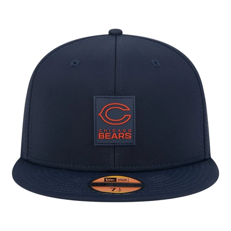 Chicago Bears Navy "C" Logo 2025 NFL Sideline New Era 59FIFTY Fitted Hat