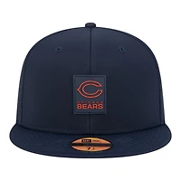 Chicago Bears Navy "C" Logo 2025 NFL Sideline New Era 59FIFTY Fitted Hat