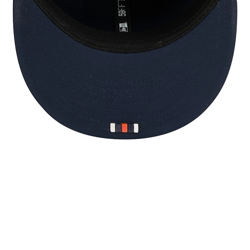 Chicago Bears Navy "C" Logo 2025 NFL Sideline New Era 59FIFTY Fitted Hat