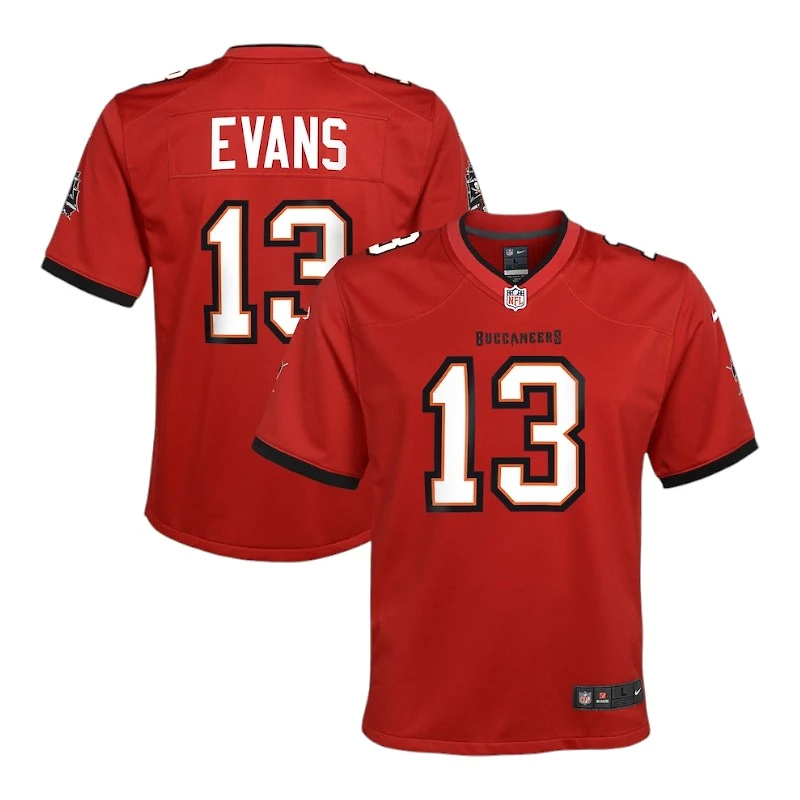 Youth Tampa Bay Buccaneers Mike Evans Red Nike Game Jersey