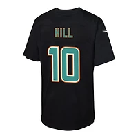 Youth Miami Dolphins Tyreek Hill Black Nike Game Jersey