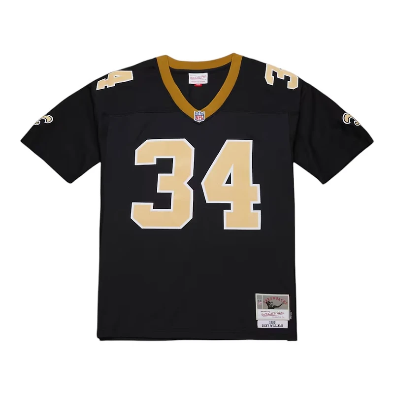 New Orleans Saints Ricky Williams 1999 Black Mitchell & Ness Legacy NFL Jersey