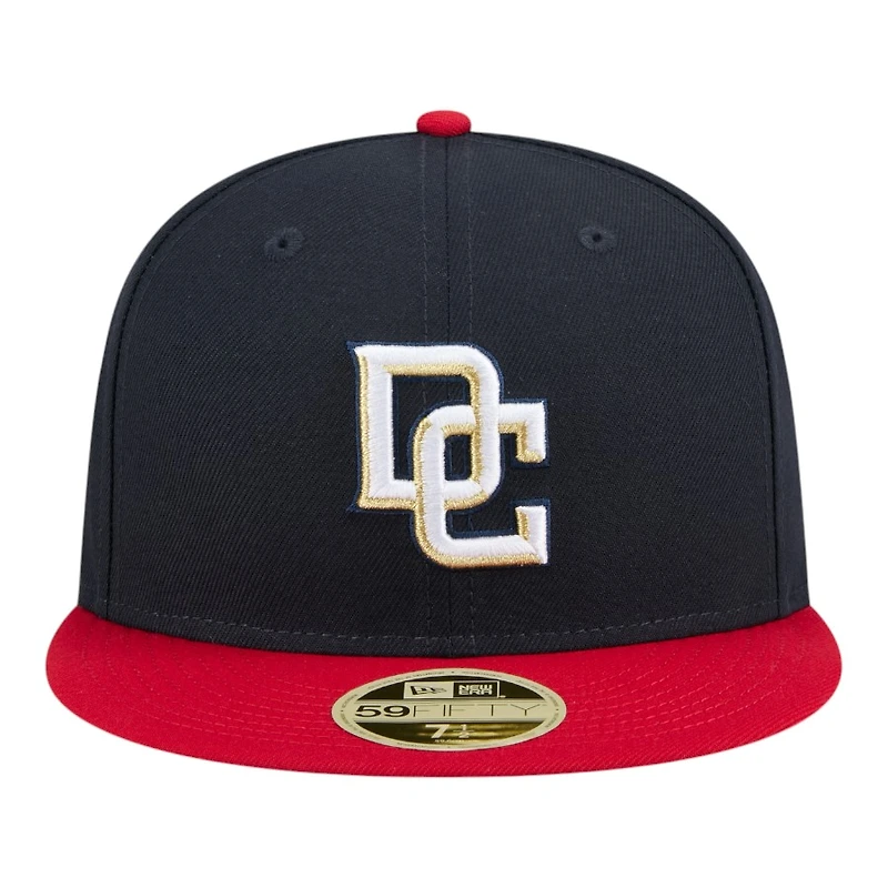 Washington Nationals Navy and Red Baseball Hall of Fame New Era 59FIFTY Fitted Hat