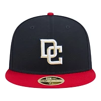 Washington Nationals Navy and Red Baseball Hall of Fame New Era 59FIFTY Fitted Hat