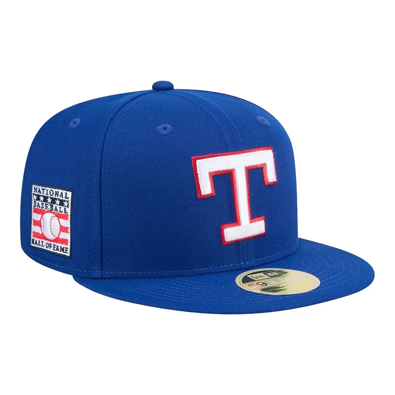 Texas Rangers Royal Blue Baseball Hall of Fame New Era 59FIFTY Fitted Hat