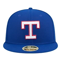 Texas Rangers Royal Blue Baseball Hall of Fame New Era 59FIFTY Fitted Hat