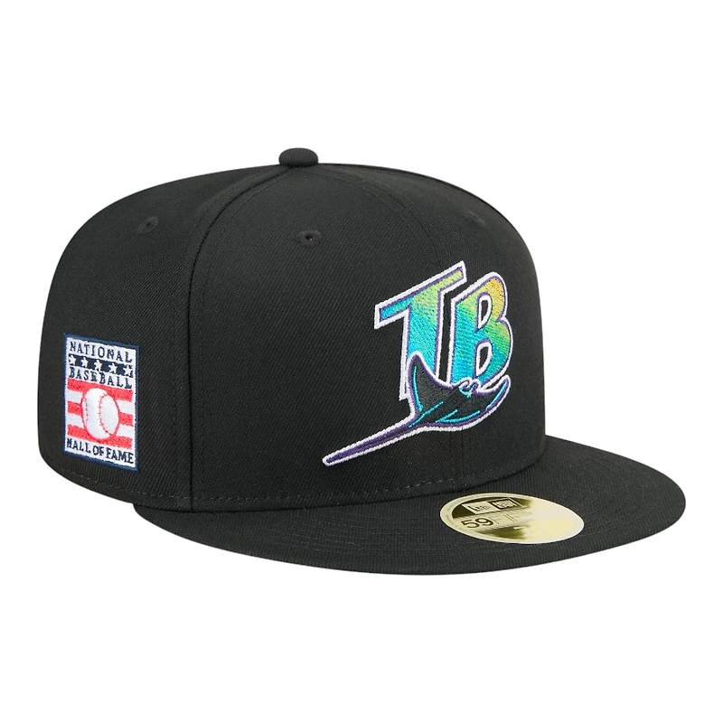 Tampa Bay Rays Black Baseball Hall of Fame New Era 59FIFTY Fitted Hat