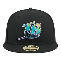 Tampa Bay Rays Black Baseball Hall of Fame New Era 59FIFTY Fitted Hat