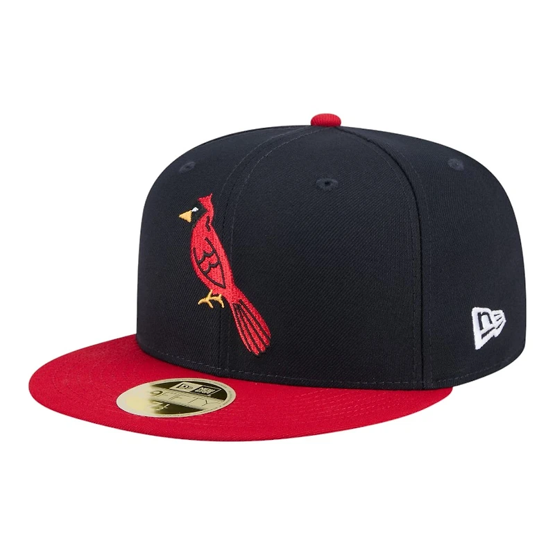 St. Louis Cardinals Navy and Red Baseball Hall of Fame New Era 59FIFTY Fitted Hat