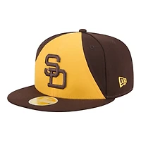 San Diego Padres Brown Baseball Hall of Fame New Era 59FIFTY Fitted Hat