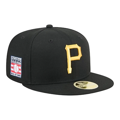 Pittsburgh Pirates Black Baseball Hall of Fame New Era 59FIFTY Fitted Hat