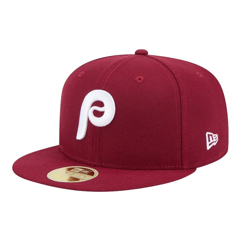 Philadelphia Phillies Burgundy Baseball Hall of Fame New Era 59FIFTY Fitted Hat