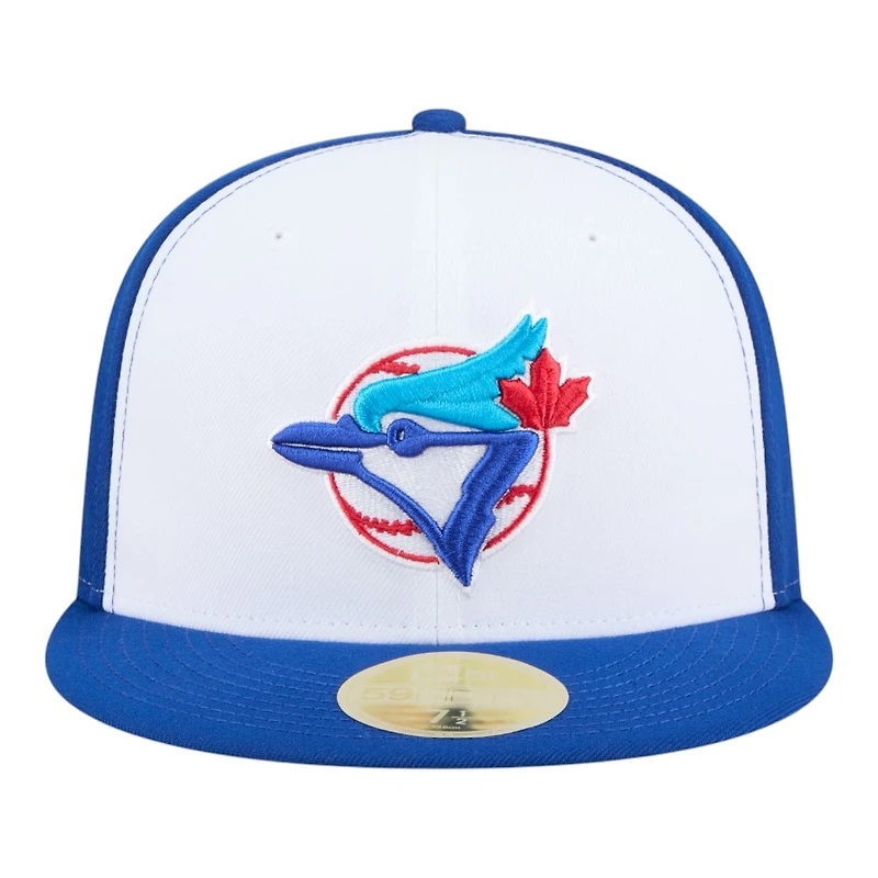 Toronto Blue Jays White and Royal Baseball Hall of Fame New Era 59FIFTY Fitted Hat