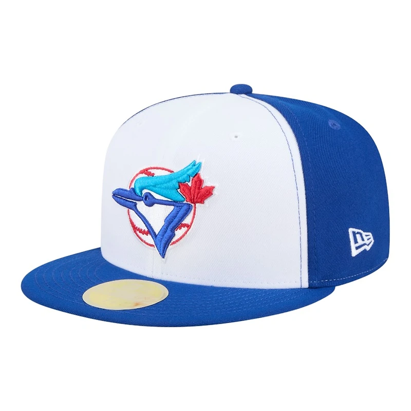 Toronto Blue Jays White and Royal Baseball Hall of Fame New Era 59FIFTY Fitted Hat