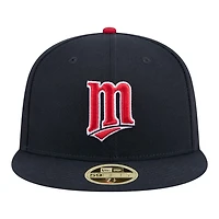 Minnesota Twins Navy Baseball Hall of Fame New Era 59FIFTY Fitted Hat