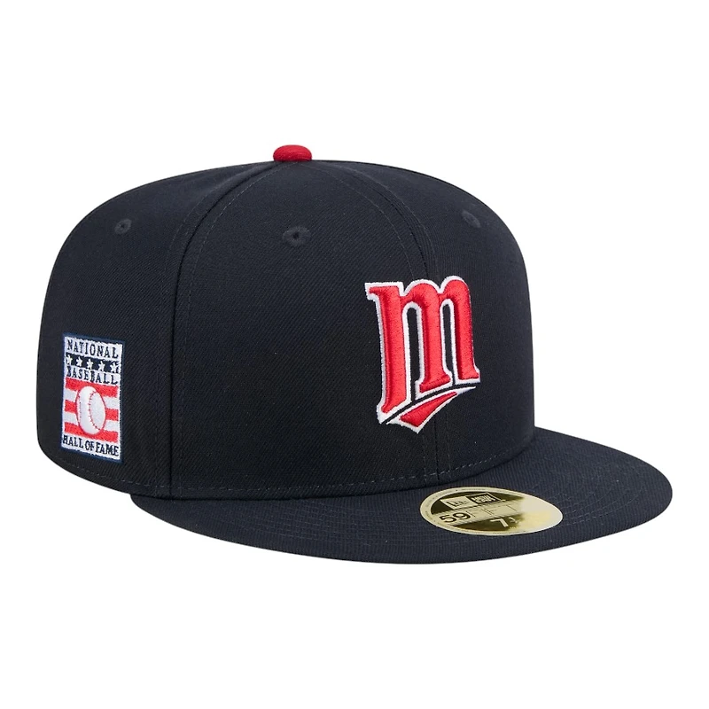 Minnesota Twins Navy Baseball Hall of Fame New Era 59FIFTY Fitted Hat