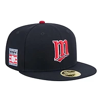 Minnesota Twins Navy Baseball Hall of Fame New Era 59FIFTY Fitted Hat