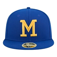 Milwaukee Brewers Royal Blue Baseball Hall of Fame New Era 59FIFTY Fitted Hat